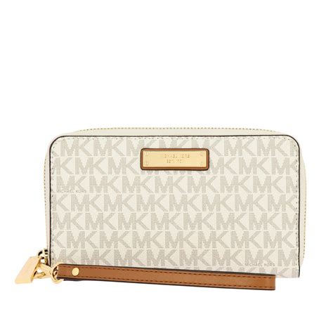 michael kors bright white wallet|Michael Kors women's wallet sale.